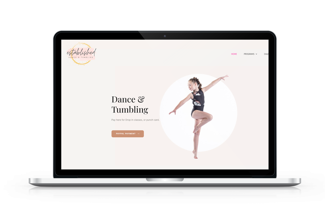 EST home page mockup